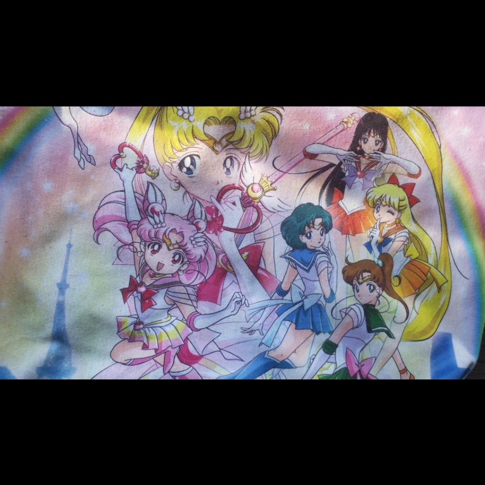 Colorful Anime Character Shoulder Bag - Picture 3 of 11